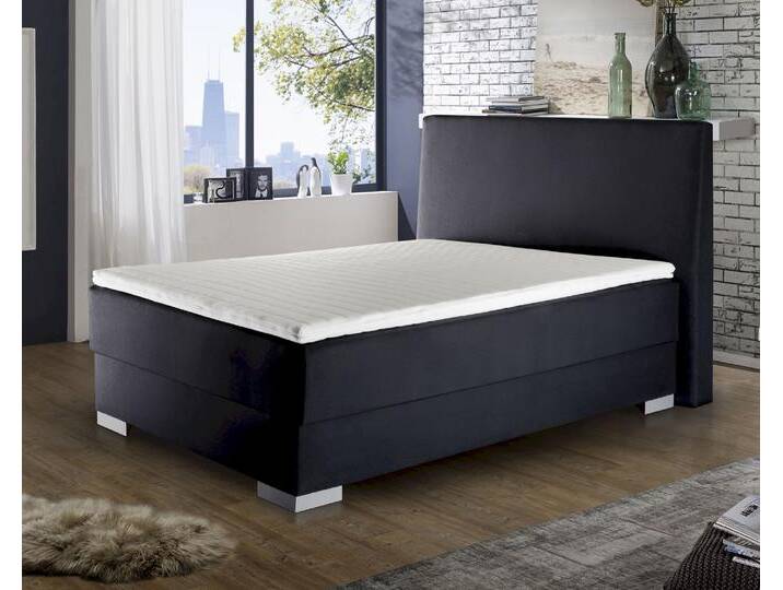 Winkle »Senden« Boxspringbett 160x200 cm / 9549 Anthrazit / H2 von slewo