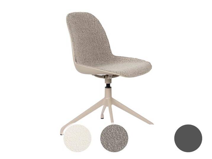 Zuiver »Albert Kuip« Designer-Drehstuhl taupe Zuiver »Albert Kuip« Designer-Drehstuhl taupe von slewo