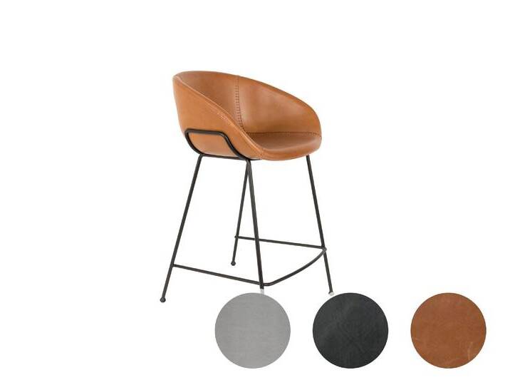 Zuiver Barhocker Feston 65 cm / Grau / Stoffbezug Zuiver Barhocker Feston 65 cm / Grau / Stoffbezug von slewo