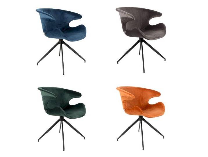 Zuiver Designer-Stuhl Mia Orange von slewo