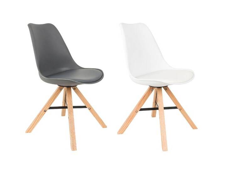 designline Designer-Stuhl Kell Dunkelgrau von slewo
