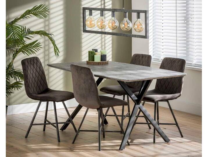 designline »Merk« Esstisch Beton 190x76x90 cm von slewo