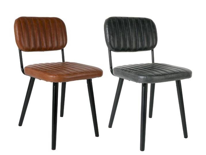 designline Polsterstuhl Jake Worn Schwarz designline Polsterstuhl Jake Worn Schwarz von slewo