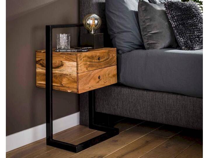 designline »Rigid« Massivholz Nachttisch 45x77x35 cm designline »Rigid« Massivholz Nachttisch 45x77x35 cm von slewo