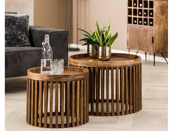 designline »Tweak« Couchtisch 2er-Set Mangoholz designline »Tweak« Couchtisch 2er-Set Mangoholz von slewo