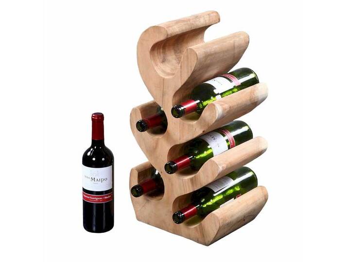 die Faktorei »Suarholz« Weinregal für 6 Flaschen aus Suarholz die Faktorei »Suarholz« Weinregal für 6 Flaschen aus Suarholz von slewo