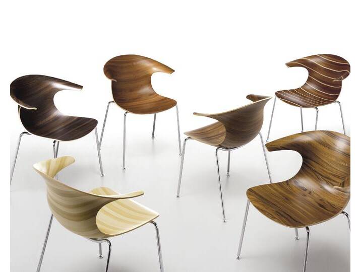 infiniti »LOOP« 3D Vinterio 4 Legs Designer-Stuhl AC01 verchromt / LV05 infiniti »LOOP« 3D Vinterio 4 Legs Designer-Stuhl AC01 verchromt / LV05 von slewo