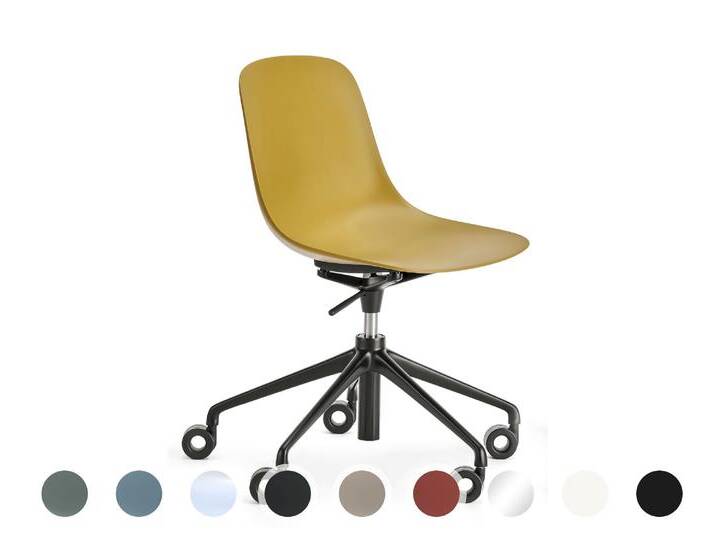 infiniti »PURE LOOP MONO« 5 Star Updown Designer-Stuhl AL30 Weiss matt / IS514 Sand infiniti »PURE LOOP MONO« 5 Star Updown Designer-Stuhl AL30 Weiss matt / IS514 Sand von slewo