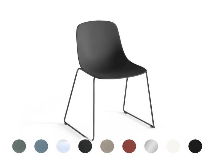 infiniti »PURE LOOP MONO« Sled Designer-Stuhl AC30 Weiss matt / IS020 Weiss infiniti »PURE LOOP MONO« Sled Designer-Stuhl AC30 Weiss matt / IS020 Weiss von slewo