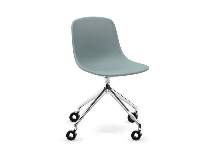 infiniti »PURE LOOP MONO« Swivel mit Rollen Designer-Stuhl – erhältlich in 42 Ausführungen von slewo