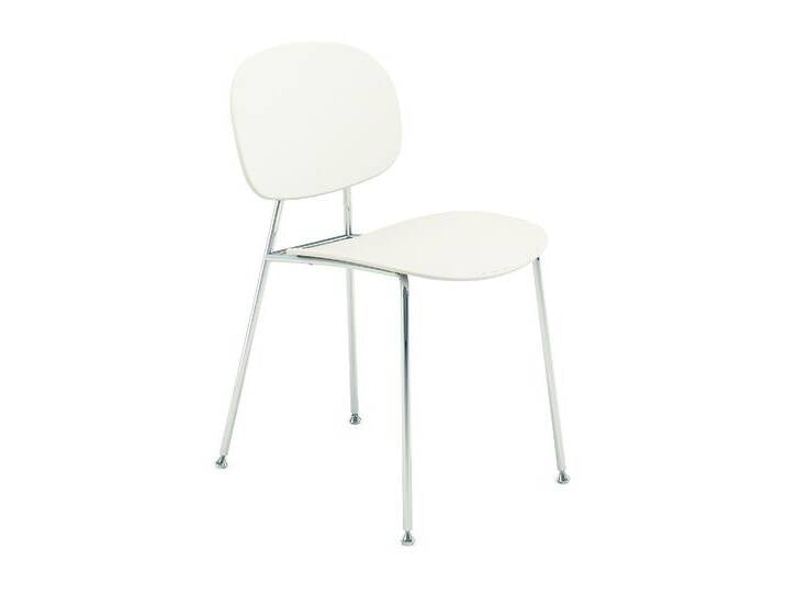 infiniti »TONDINA POP« 4 Legs Designer-Stuhl AC12 Stahl schwarz verchromt / IS020 Weiss infiniti »TONDINA POP« 4 Legs Designer-Stuhl AC12 Stahl schwarz verchromt / IS020 Weiss von slewo