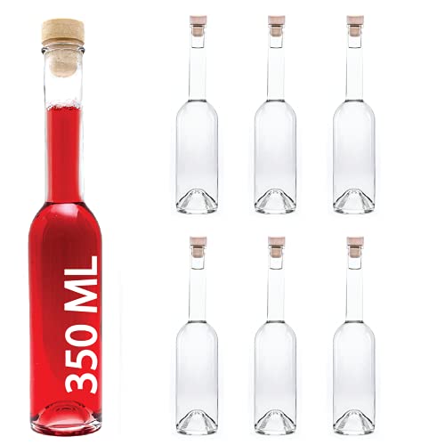 6 x Glasflaschen 350 ml OPI-HGK Flaschen zum selbst Abfüllen 0,35 Liter l Likörflaschen Schnapsflaschen Essigflaschen Ölflaschen von slkfactory 6 x Glasflaschen 350 ml OPI-HGK Flaschen zum selbst Abfüllen 0,35 Liter l Likörflaschen Schnapsflaschen Essigflaschen Ölflaschen von slkfactory von slkfactory