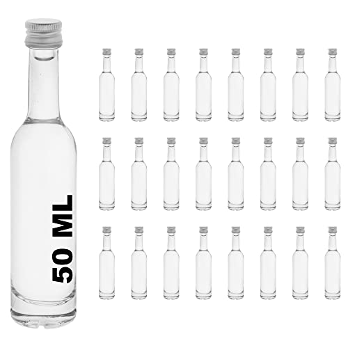 slkfactory Casavetro 24 x kleine Flaschen 50 ml Schnapsflaschen BOR 1. KLASSE Glas Likörflaschen mini Fläschchen Miniatur Nr. 40ML slkfactory Casavetro 24 x kleine Flaschen 50 ml Schnapsflaschen BOR 1. KLASSE Glas Likörflaschen mini Fläschchen Miniatur Nr. 40ML von slkfactory