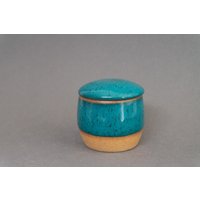 Handgemachte Mini Handgemachtes Keramikglas - Kleine Handgemachte Keramik Schale Mit Deckel Beige Gesprenkelter Ton Handgemachte Mini Handgemachtes Keramikglas - Kleine Handgemachte Keramik Schale Mit Deckel Beige Gesprenkelter Ton von slowjaneStudio