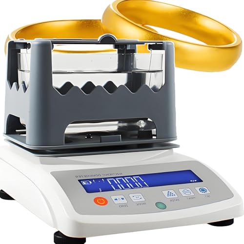 smafoseedding Kommerzielles Goldreinheits-Detektor-Kit, Gold-K-Wert-Tester, Gold- Und Silberdichtemessgerät, Golddichtemessgerät, Edelmetallprüfgerät, Edelmetallanalysator 300/0.01g smafoseedding Kommerzielles Goldreinheits-Detektor-Kit, Gold-K-Wert-Tester, Gold- Und Silberdichtemessgerät, Golddichtemessgerät, Edelmetallprüfgerät, Edelmetallanalysator 300/0.01g von smafoseedding