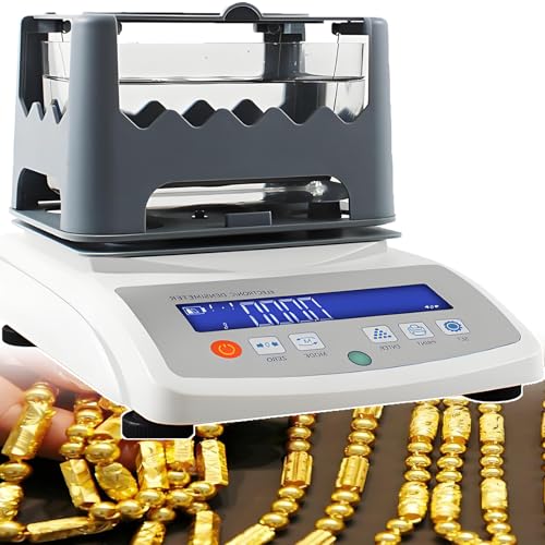 smafoseedding Neues Automatisches Goldtest-Kit – Digitales Dichtemessgerät (300 G/600 G/1200 G) Zur Genauen Messung Von Gold, Silber, Platin – 0,001 G Präzisionserkennung 300/0.005g von smafoseedding