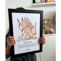 Definition Erzieherin | Geschenk Abschiedsgeschenk Kita Abschlussgeschenk von smallConcept