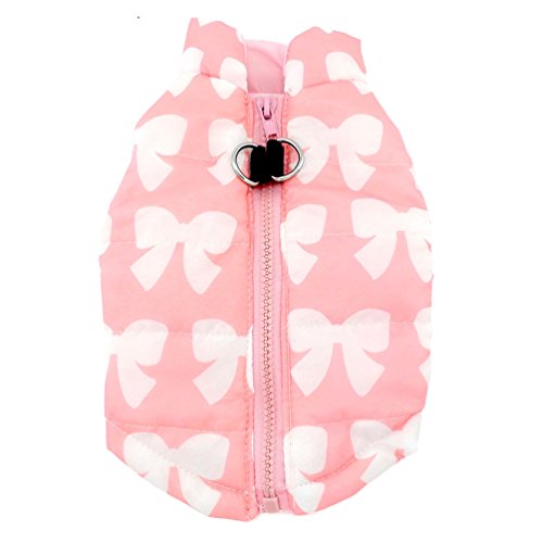 smalllee_lucky_store Hundejacke wasserdicht, Hundemantel, GeschirrWeste für kleine Hunde Katzen Haustiere hundebekleidung Chihuahua wintermantel Shih tzu von smalllee_lucky_store