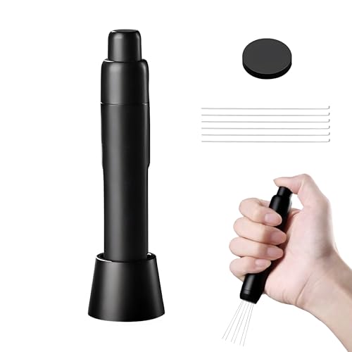 WDT Espresso-Verteilungswerkzeug - Espresso Distribution Tool Kaffee Distributor mit 8 Ersatznadeln & Magnetischer Ständer, Espresso Kaffeerührer, Espresso Kaffeerührer für Barista WDT Espresso-Verteilungswerkzeug - Espresso Distribution Tool Kaffee Distributor mit 8 Ersatznadeln & Magnetischer Ständer, Espresso Kaffeerührer, Espresso Kaffeerührer für Barista von smallwell