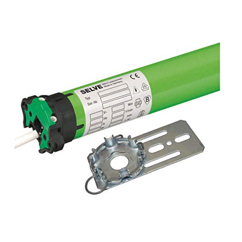 smarotech® Rollladen-Nachrüstset: Universal-Rohrmotor Selve SP 2/30 inkl. Einbruchschutz durch patentierte SecuBlock,Fertigkastenlager, Anschlusskabel und SW 60 Adapter. (SP 2/30 ohne SecuBlock) von smarotech - Made in Germany