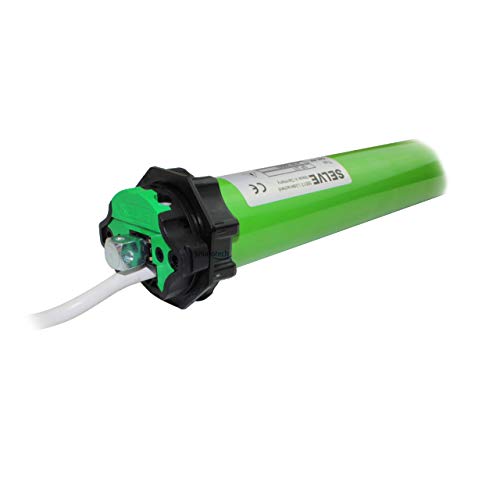 smarotech® Rollladen-Nachrüstset: Universal-Rohrmotor Selve SP2/20 inkl. 4-Kant-Stahl-Stift mit 12mm Kopf, Anschlusskabel und SW 60 Adapter. (SP 2/20 ohne Lager, SecuBlock) von smarotech - Made in Germany