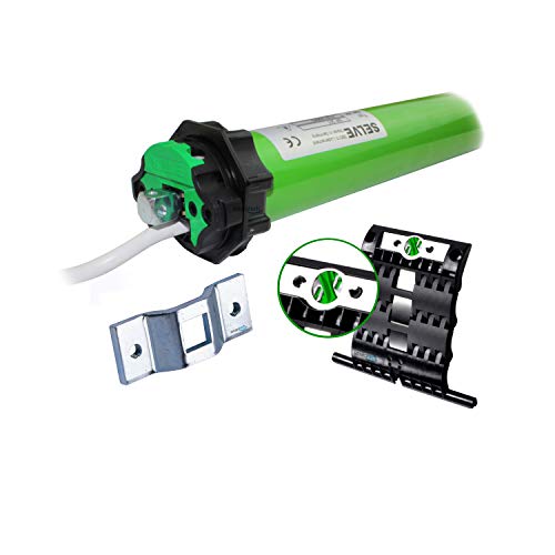 smarotech® Rollladen-Nachrüstset: Universal-Rohrmotor Selve SP2/20 inkl. Einbruchschutz durch patentierte SecuBlock, 4-Kant-Lager, Anschlusskabel und SW 60 Adapter. (SP 2/20 mit 3 St. SecuBlock) von smarotech - Made in Germany