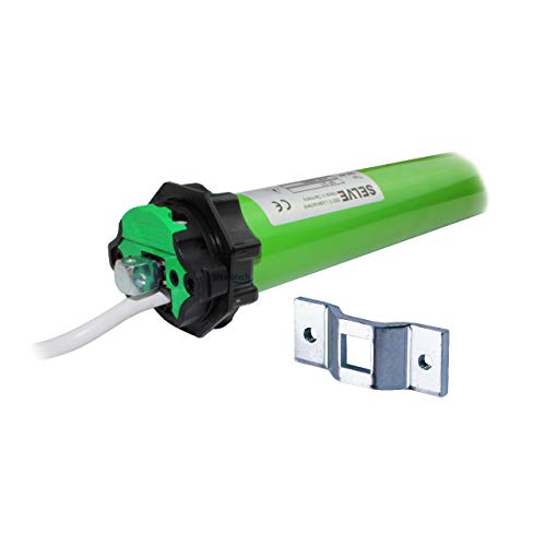 smarotech® Rollladen-Nachrüstset: Universal-Rohrmotor Selve SP2/30 inkl. Einbruchschutz durch patentierte SecuBlock, 4-Kant-Lager, Anschlusskabel und SW 60 Adapter. (SP 2/30 ohne SecuBlock) von smarotech - Made in Germany