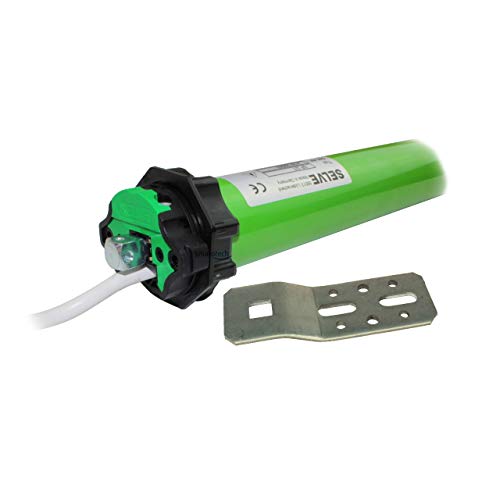 smarotech® Rollladen-Umrüstset: Universal-Rohrmotor Selve SP 2/15 inkl. Einbruchschutz durch patentierte SecuBlock, 4-Kant-Lager, Anschlusskabel und SW 60 Adapter. (SP 2/15 ohne SecuBlock) von smarotech - Made in Germany