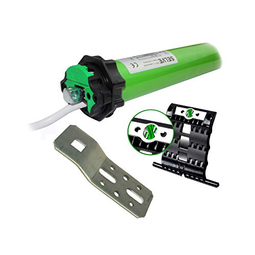 smarotech® Rollladen-Umrüstset: Universal-Rohrmotor Selve SP 2/30 inkl. Einbruchschutz durch patentierte SecuBlock, 4-Kant-Lager, Anschlusskabel und SW 60 Adapter. (SP 2/30 mit 2 St. SecuBlock) von smarotech - Made in Germany