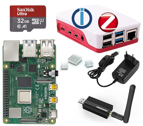 Raspberry Pi 4 Model B, 8GB mit ioBroker + ZigBee USB Stick Komplett-Set Raspberry Pi 4 Model B, 8GB mit ioBroker + ZigBee USB Stick Komplett-Set von smart-home-komponente