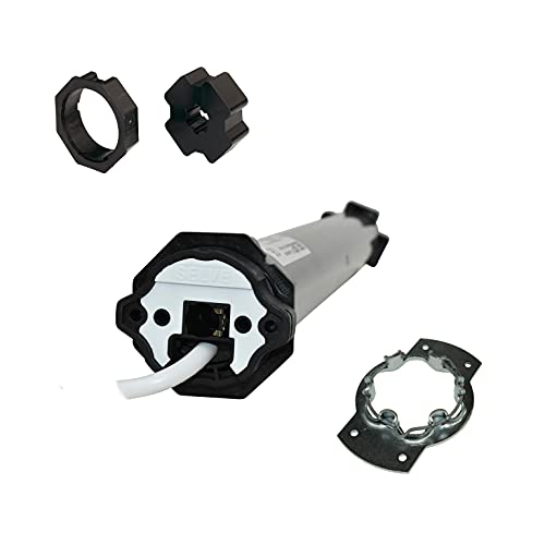 Selve® SE Pro 2/10-COM, Commeo, Funk-Rohrmotor inkl. Einbruchschutz durch patentierte SecuBlock®, Motorlager, Anschlusskabel und SW 60 Adapter/Mitnehmer. (SE Pro 2/10-COM ohne SecuBlock) von smart-rolladen.de