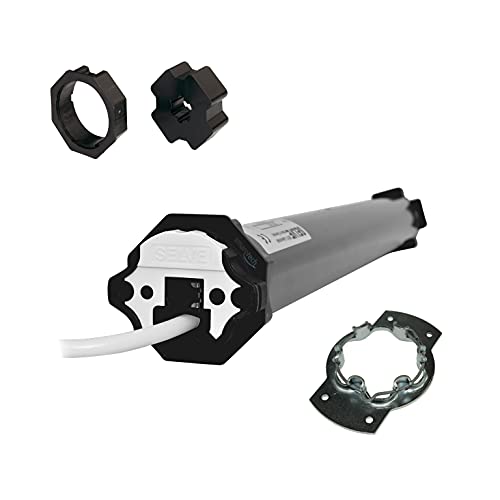 Selve® SP 2/15 Rolladenmotor inkl. Einbruchschutz durch patentierte SecuBlock®, Motorlager, Anschlusskabel und SW 60 Adapter/Mitnehmer. (SP 2/15 ohne SecuBlock) von smart-rolladen.de