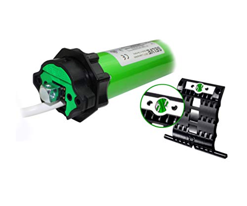 Selve Rolladen-Motor SEL Plus 2/15 inklusive 2,5m Anschlusskabel + SW 60 Adapter/Mitnehmer inkl. 4-Kant-Stahlstift + 5 St. SecuBlock (einbruchshemmende Wellenverbinder) von smart-rolladen.de