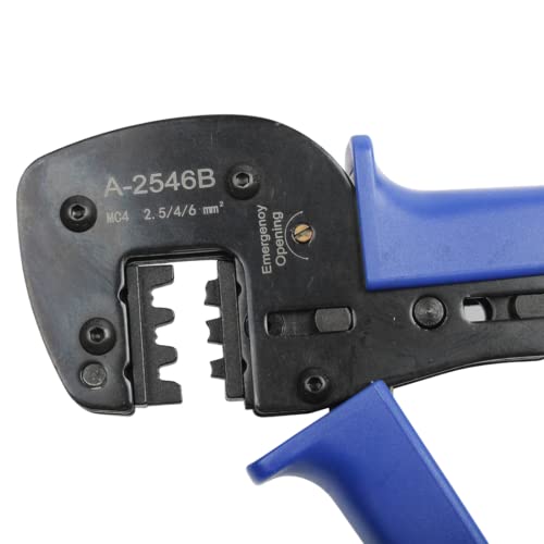 SOLAR ALLin Crimpzange für Solarkabel 2,5/4,0/6,0mm² Solar PV Crimpzange MC4 Stecker A-2546B Solarstecker Isolierhülsen SOLAR ALLin Crimpzange für Solarkabel 2,5/4,0/6,0mm² Solar PV Crimpzange MC4 Stecker A-2546B Solarstecker Isolierhülsen von smartEC
