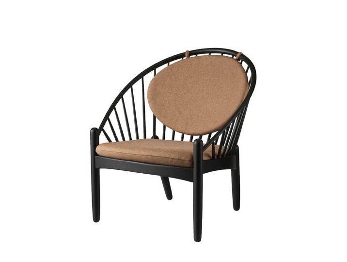 FDB Møbler J166 Jørna Sessel, eiche schwarz / braun von smartambiente