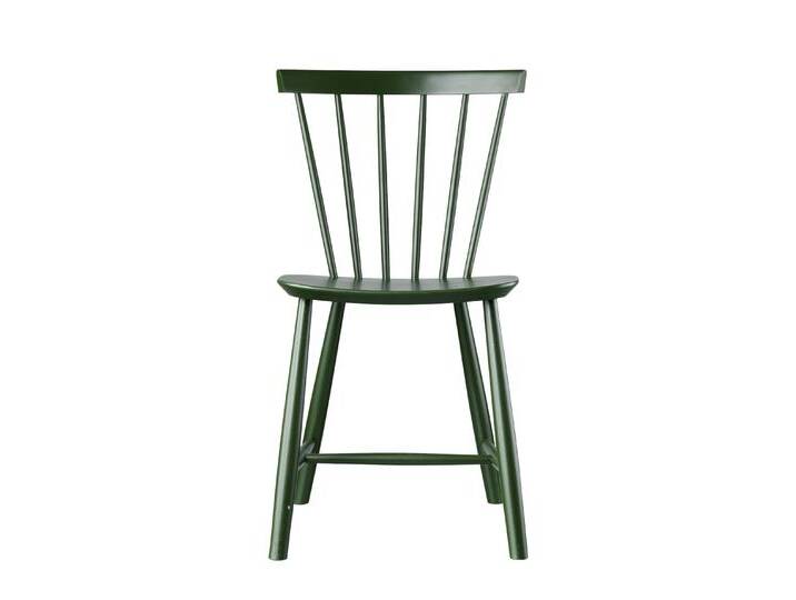 FDB Møbler J46 Stuhl, buche bottle green von smartambiente