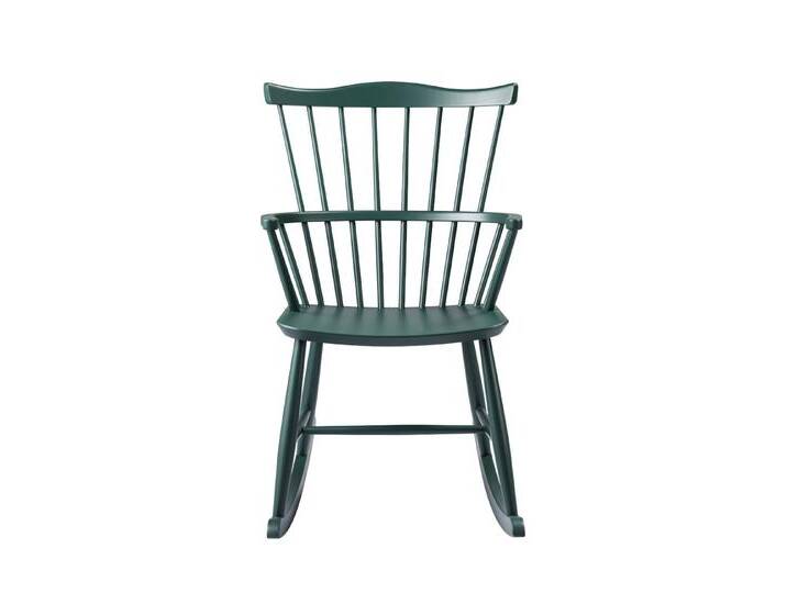FDB Møbler J52G Schaukelstuhl, buche black green von smartambiente