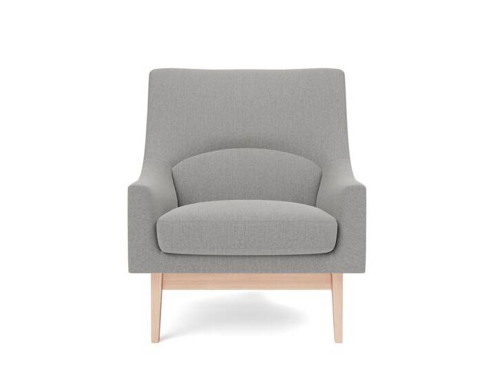 Fredericia A-Chair Wood Base, eiche lackiert / re-wool 128 Fredericia A-Chair Wood Base, eiche lackiert / re-wool 128 von smartambiente