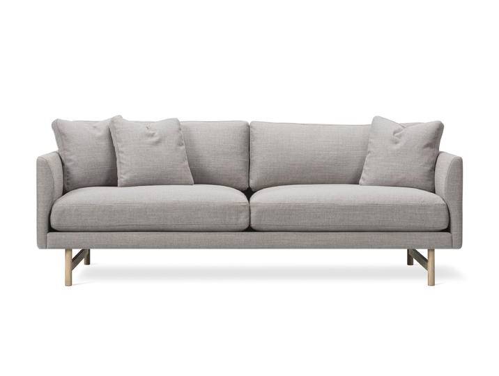 Fredericia Calmo Sofa 2-Sitzer, 95 cm, eiche lackiert / sunniva 717 von smartambiente