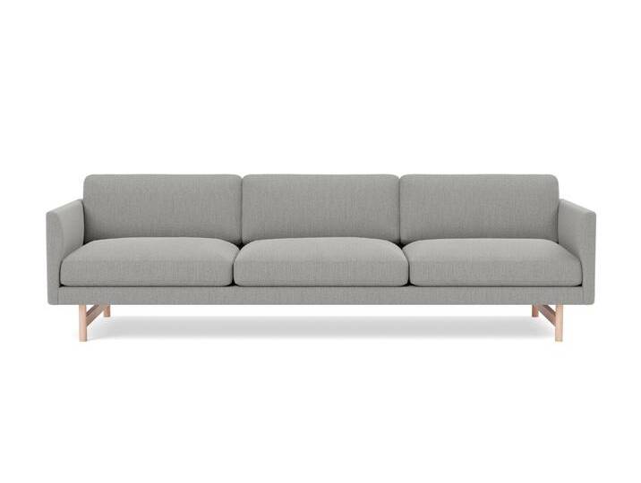 Fredericia Calmo Sofa 3-Sitzer, eiche lackiert / re-wool 128 von smartambiente