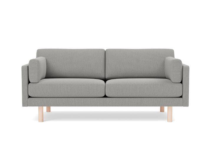 Fredericia EJ220 Sofa 2-Sitzer, 76 cm, eiche geseift / re-wool 128 von smartambiente