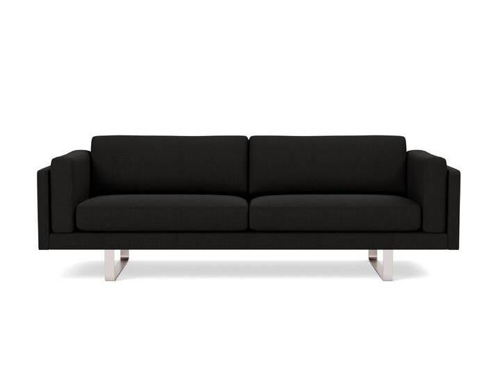 Fredericia EJ280 Sofa 2-Sitzer, brushed chrom / re-wool 198 von smartambiente