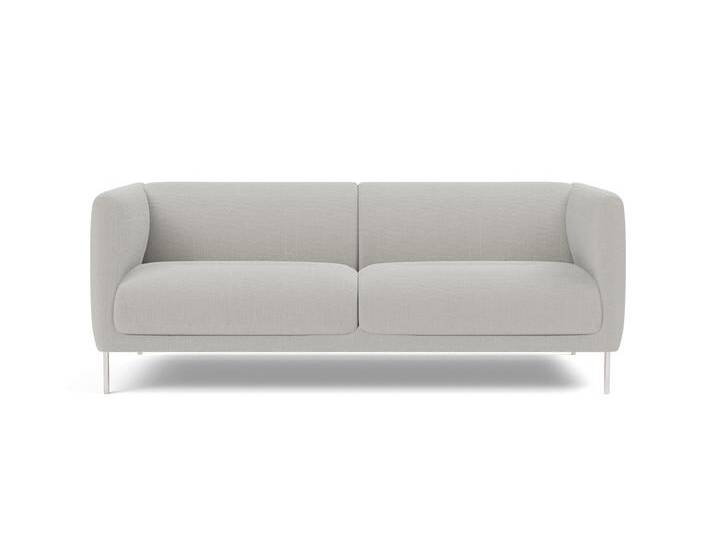 Fredericia Konami Sofa 2-Sitzer, brushed steel / loop 32 von smartambiente