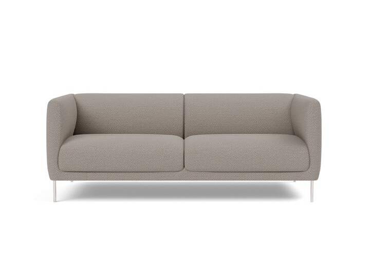 Fredericia Konami Sofa 2-Sitzer, brushed steel / sisu 0125 von smartambiente