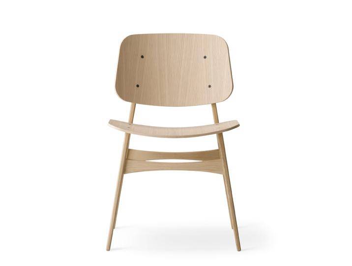 Fredericia Søborg Wood Base Stuhl, eiche lackiert von smartambiente
