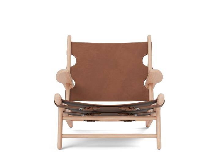 Fredericia The Hunting Chair, eiche hell geölt / leder cognac von smartambiente