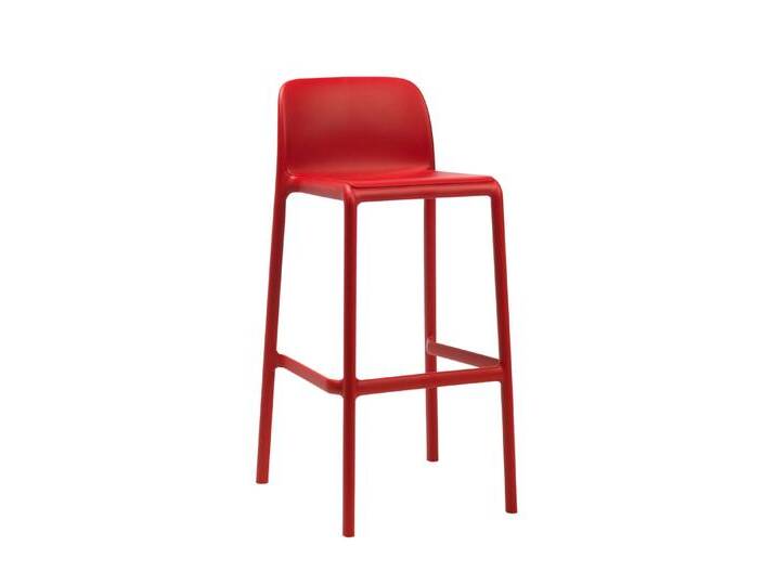 Nardi Faro Barhocker, höhe 76 cm, rosso Nardi Faro Barhocker, höhe 76 cm, rosso von smartambiente