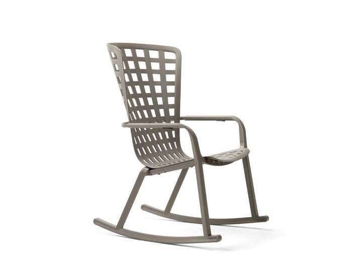 Nardi Folio Outdoor-Schaukelstuhl, tortora von smartambiente