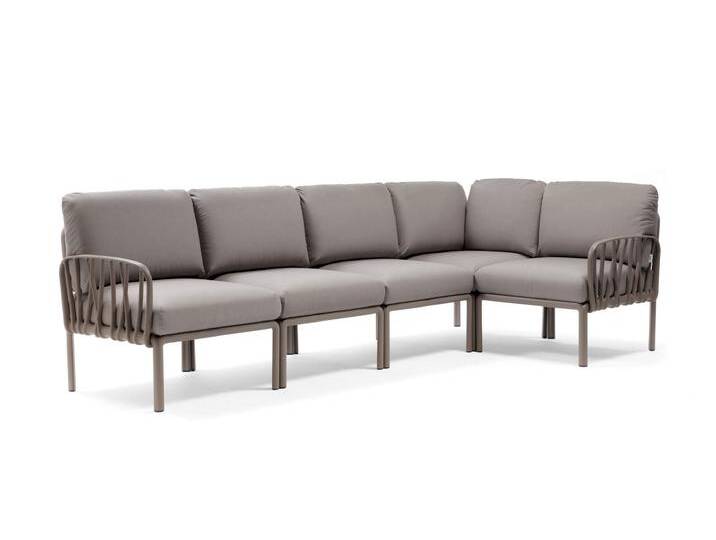 Nardi Komodo 5 Gartensofa, tortora / grigio von smartambiente