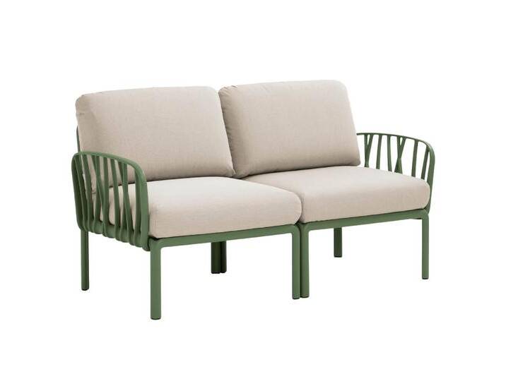 Nardi Komodo Gartensofa 2-Sitzer, agave / tech panama von smartambiente